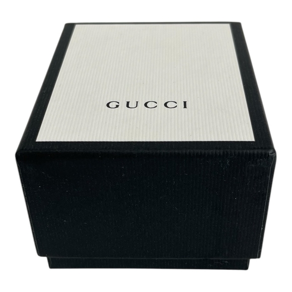Authentic Empty GUCCI BOX Small Black White Accessories Box Jewelry Pendant Box - Picture 3 of 5